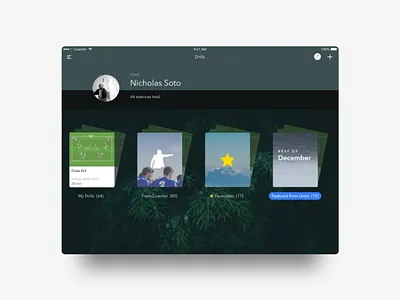 C. Drills coacher collection drills ipad soccer