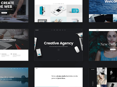 Layout Sneak Peek 1 - Uncode WP Theme blog clean ecommerce grid portfolio responsive shop simple theme themeforest video wordpress