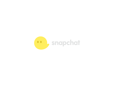 Snapchat branding concept cute design fun ghost icon illustrator logo rebrand snapchat