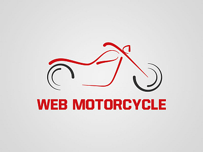 Web Motorcycle Logo illustrator logo minimalist motor motorcycle