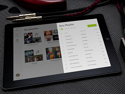 neoScores music playlist ui