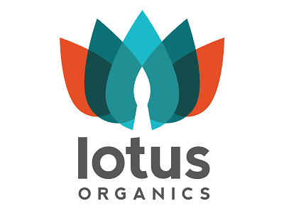 Lotus Organics a nerds world company logo design creative agency toronto custom logo design custom logo toronto graphic design graphic design firm graphic designers logo design logo designers toronto
