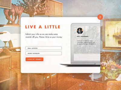 Day 016 Pop Up Overlay 016 dailyui overlay pop ui up