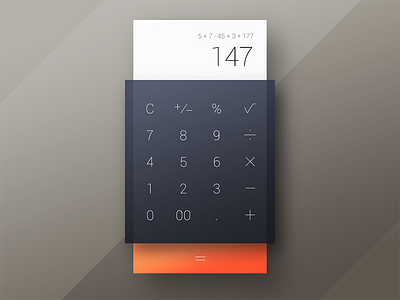 004 Calculator app calculator concept dailyui design interface ui ux