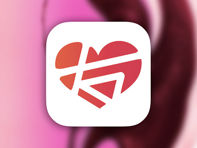App icon app icon ios8 pink red