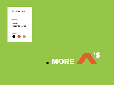 Type Study #9 - "Eat More Carrots" carrots eat more study type typography