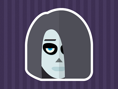 Halloween - Night of the Living Dead - Zombie cute emo flat halloween icon illustration night of the living dead scary vector walker webpt zombie