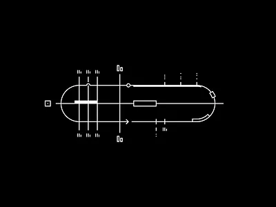 I saw this in a dream abstract art blvck cyberpunk digital dvrk fui hud interface sci fi ui vector