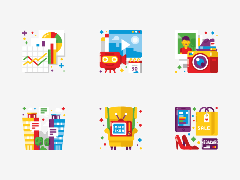 MEGA Icon / One Ikea corporate flat icon ikea illustration mega stolz