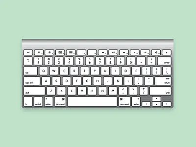 Apple Keyboard adobe apple editorial illustration illustrator keyboard mac vector