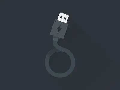 Usb Icon design icon illustration technology usb web