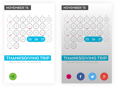 Daily UI 010 - Share 010 app calendar dailyui food holiday share trip turkey ui ux