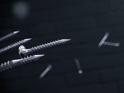 Screws!!! Screws!! Screws!!! #2 3d 4d cinema design designer emanuele gif graphic loop marani motion v ray