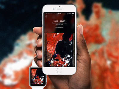 WLPPR app behance ios iphone nasa satellite wallpapers wlppr