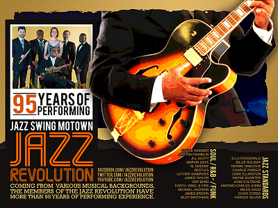 Jazz Brand Flyer event flyer flyer design print print design