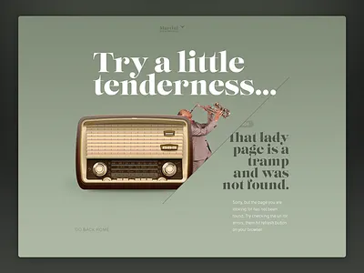 #008 #DailyUI 404 Page 009 404 404 page dailyui error page martiniinthemorning