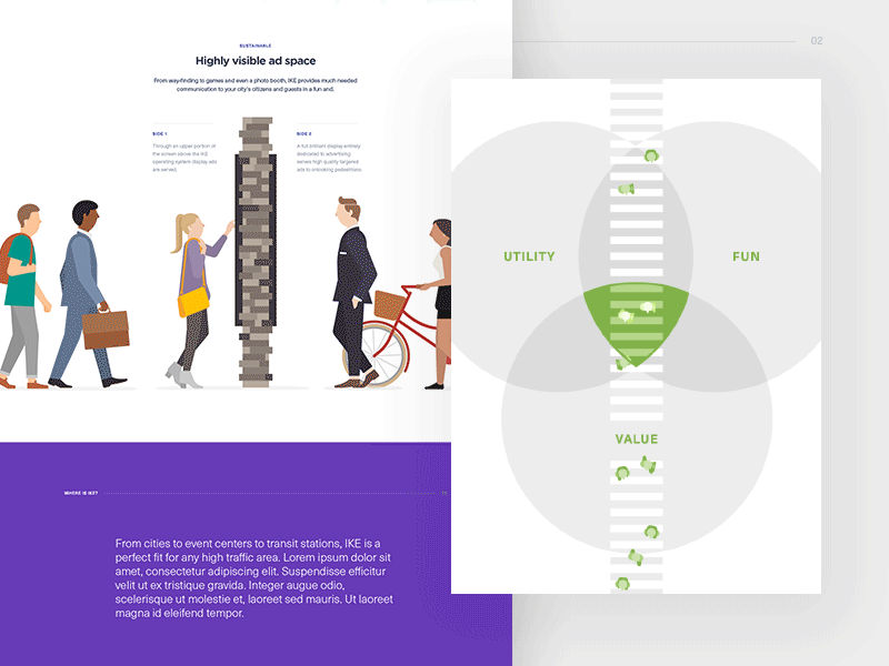 Animated Venn Diagram animation characters chart crosswalk diagram gif illustration interactive product page