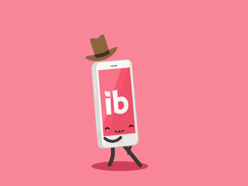 Walking Ibotta graphics motion