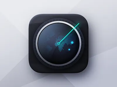 005 App Icon app dailyui icon ios radar ui ux