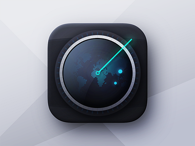 005 App Icon app dailyui icon ios radar ui ux