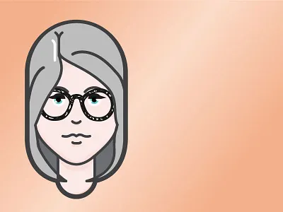 WIP motion graphics piece after effects animation branding glasses. icon illustrator motion motion graphics outline personal self selfie