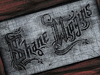 SJW - Custom Typography classic hand drawn illustration lettering retro texture type typography vintage w70