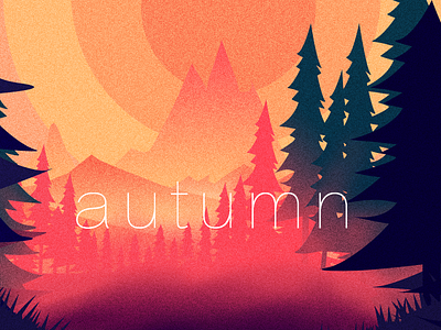 Autumn autumn illustration