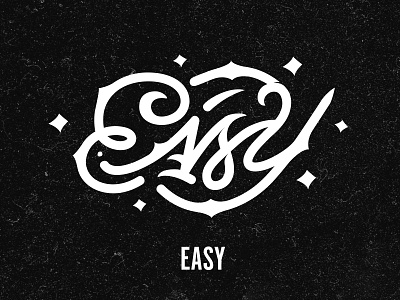 Easy lettering type typoraphy