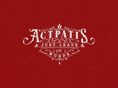 ACTPATIS Project brand branding decorative high details lettering logo type typography
