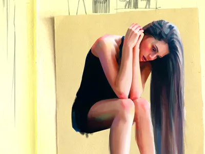 from_moleskine colourful gouache pencils sketch