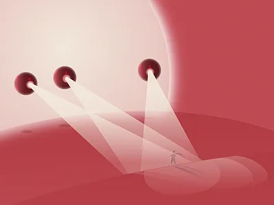 Dystopian Loneliness abduction aliens dystopia illustration loneliness minimal vector worlds