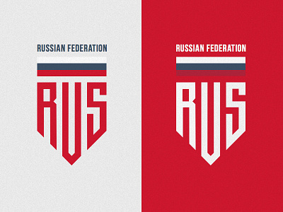 Rusia Badge badge chevron logo logotype rebound red ru rus russia russian russian federation stripe