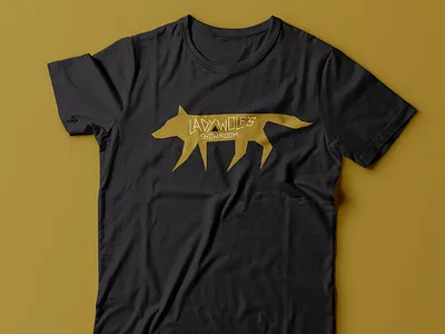 Lady Wolf's Showroom baltimore branding logo t shirt tee wolf