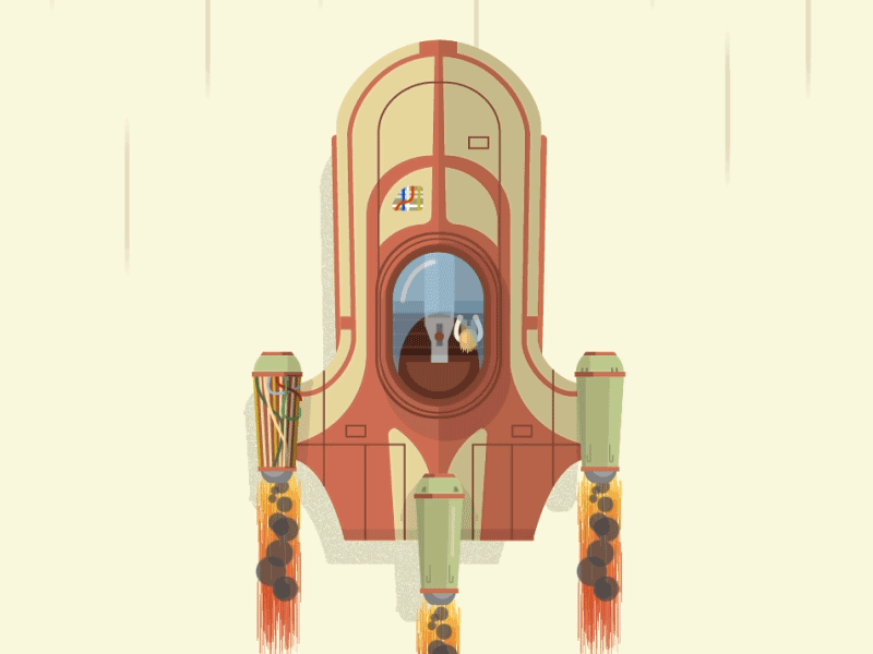 Land speeder animation gif illustration land speeder movies pop culture sci fi simple star wars vector