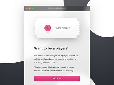 Email Receipt 017 dailyui dribbble email receipt invite mac