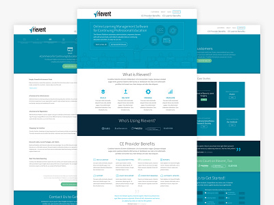 Rievent tech web design website