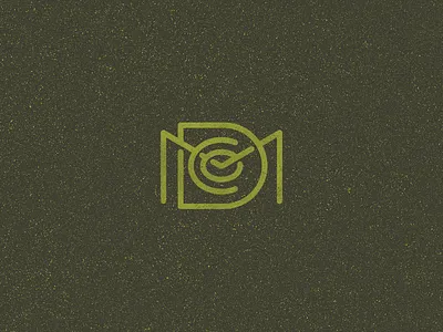 MDCo Monogram badge branding identity lettering logo monogram monoweight typography