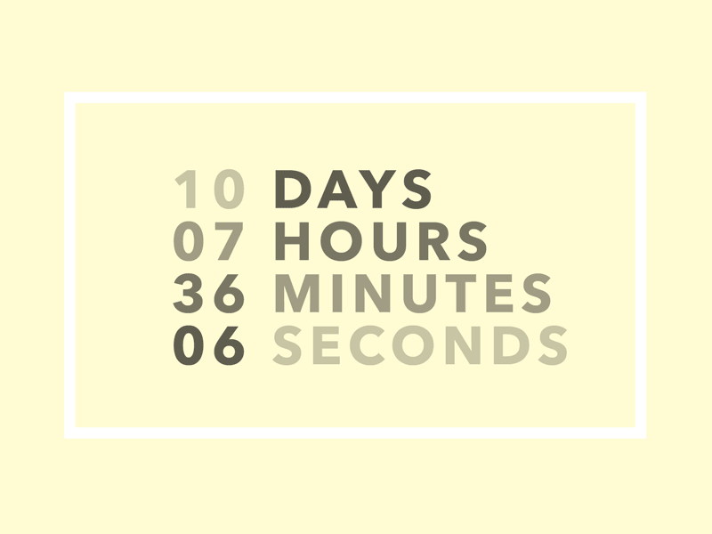 014 - Countdown 014 color dailyui ui ux