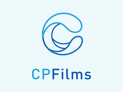 CPFilms Logo branding illustrator logo process sketch