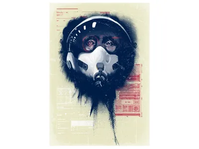 War Monkeys digital art digital painting poster design