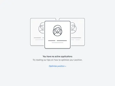Empty Pipeline candidates cards empty pipeline state users