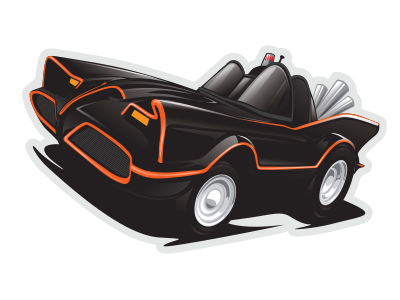 George Barris Tribute automotive illustration