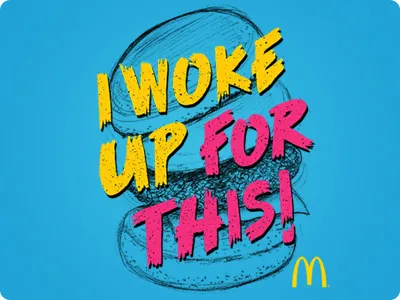Layered Delight alldaybreakfast art artdirection custom customtype design graphicdesign handdrawn lettering mcdonalds type typography
