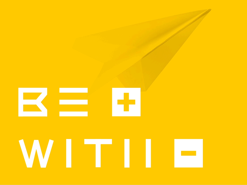 Be More With Less - Animated Tagline animated tagline be less is more menodesign minimal type minimalistic paper plane plane semplice simple