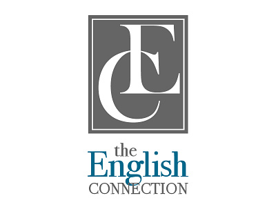 The English Connection Logo design christian organization english connection logo design