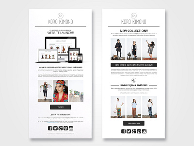 Html Email Campaign e commerce ecommerce email html mailchimp mailout newsletter