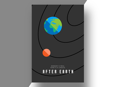 After Earth - Literal Movie Posters minimal posters minimalist movie movie posters movies poster