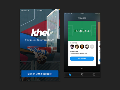 Khel app chat hackathon khel sports ui