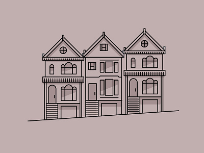 SF Illustration app drawing icon illustration ios app line drawing san francisco ui