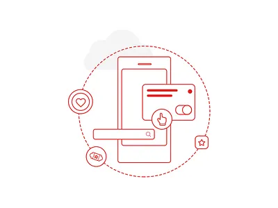 Mobile Application illustration application illustration mobile